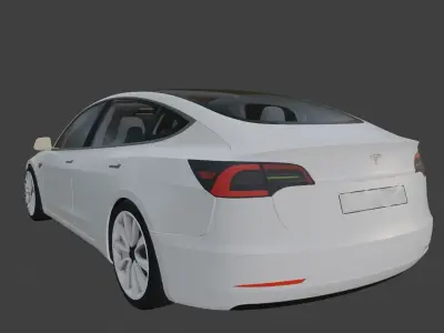 Tesla Model 3 3D model by crubennatan