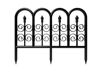 Garden fence 3D model