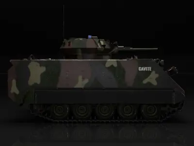 M113A2 Fire Support Vehicle 3D model