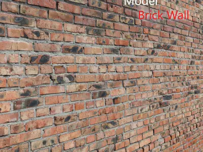 Ultra realistic Brick wall  3D Model Pack