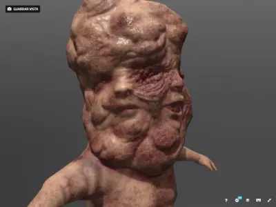 BABY MOSNTER Low-poly 3D model