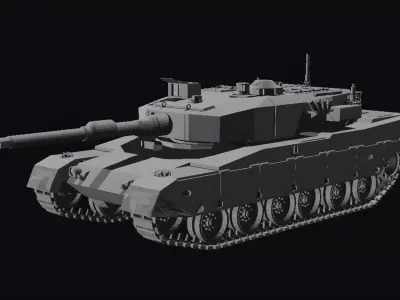 Type 90 mbt jgsdf 3D print model