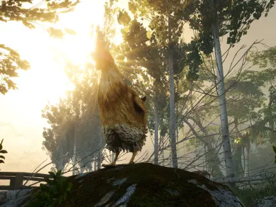 Village Lake - Unreal Engine 3D model