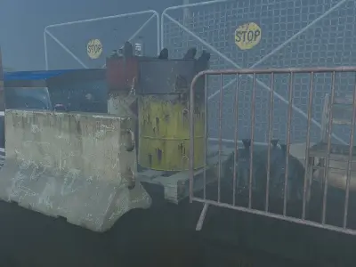 WAR Fixtures Low-poly 3D model