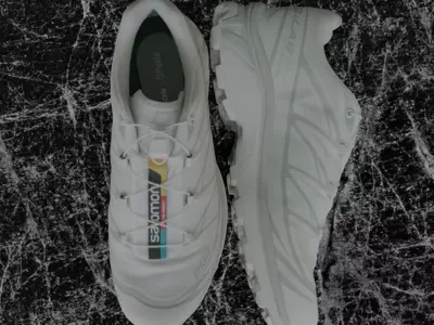 SALOMON S-LAB XT6 WHITE 3D SHOES 3D model