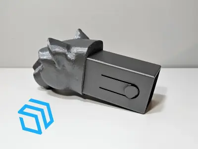 Penn State University Nittany Lion Trailer Hitch Plug Cap 3D print model