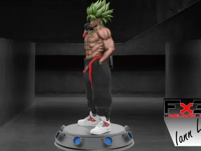 BROLY SPORT URBAN VIBES DRAGON BALL Z 3D print model