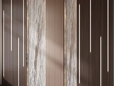 Wall 3D panel 13 3D model purchase