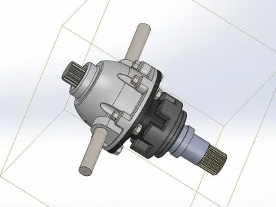 Car parts Gear box 3d design in solidworks file free download Free 3D model