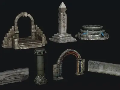 Stone Architecture  3D model