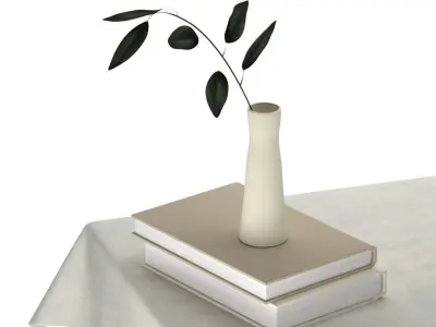 Vase of flowers 3D model