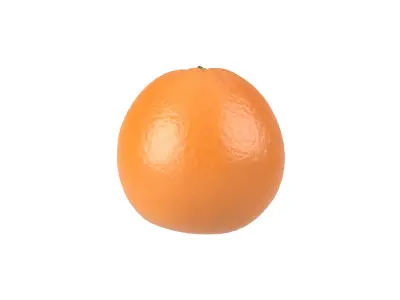 Photorealistic Orange 3D Scan 3 3D model