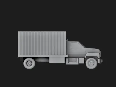 Box Truck Planter 3D print model