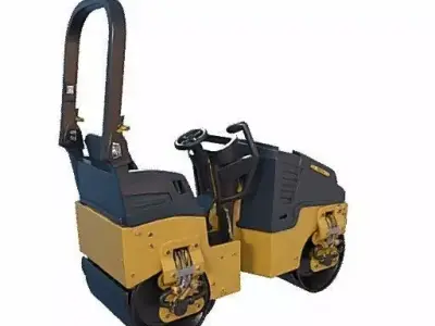 Road Roller 3D model