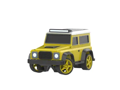 Jeep - Housing for RC Car  - STL CAD bundle - Personal Use 3D print model