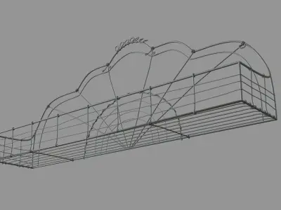 Zia Accent Shelf 3D model