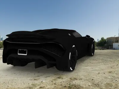  Bugatti La Voiture Noire 3D model