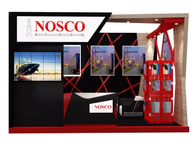 Booth Exhibition Stand a339  3D model