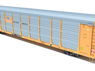 UP Auto Carrier Car 3D model