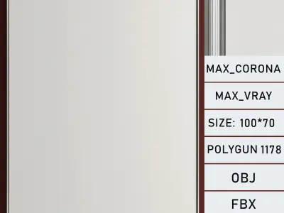 Photo Frame 27 Low-poly 3D model