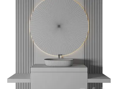 Luxury Bathroom 261 3D model
