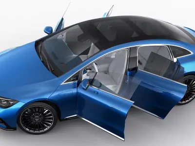 Mercedes EQE 2023 3D model