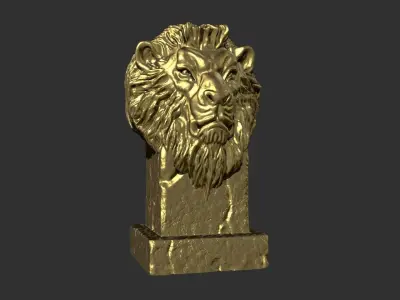 Gondwana Lion replica 3D print model