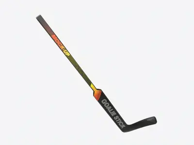 Ice Hockey Goalie Stick 3D model