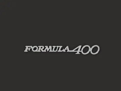 Custom Formula 400 Style Fender Badge 3D Printable 3D print model