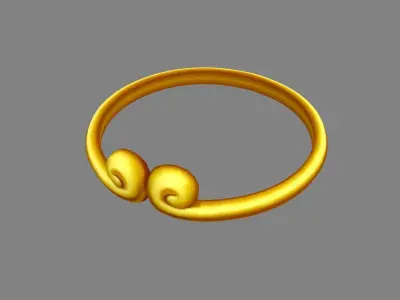 the Incantation of the Golden Hoop - Journey to the West Low-poly 3D model