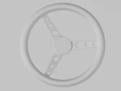 1-24 scale steering wheel 3D print model