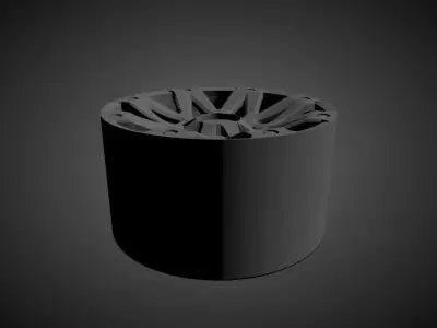 FUEL AMBUSH scalable and printable rims 3D print model
