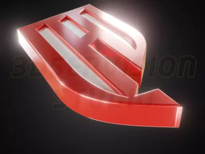 Qadsiah Saudi Club logo - Cinematic - 3D print 3D model