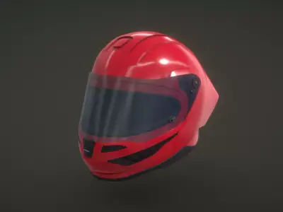 Moto GP Helmet 3D model