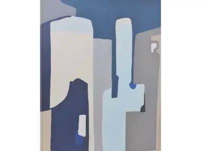 Citala Canvas Wall Art Renwil PBR 3D model