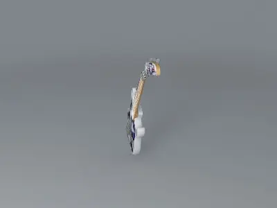 Kramer US Air Force Guitar Free 3D model