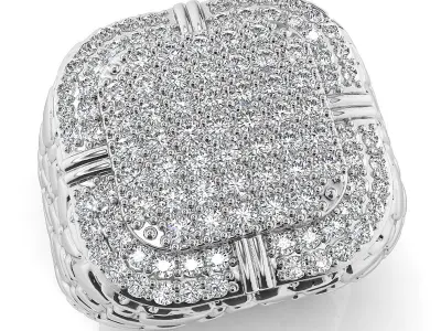 Big fancy mans ring 3D print model