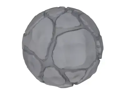 Stone Ball Low-poly 3D model purchase