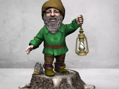 Garden Gnome 3D print model 3D print model