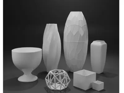 Decorative Vases  3D model