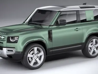 Land Rover Defender 90 2020 3D model