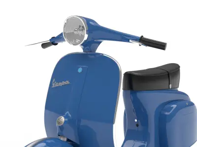 Vespa 125 ET3 1967 3d model 3D model