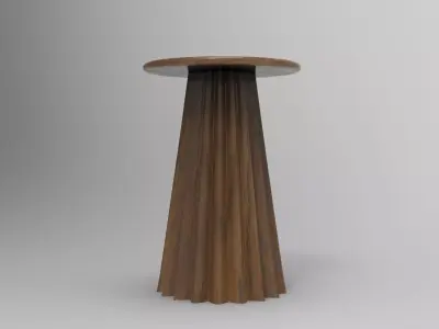 Moony Stool Low-poly 3D model
