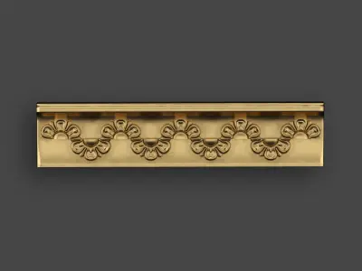 5 Borders Ornamental Pack 8 3D model