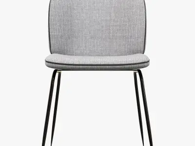 Modern fabric chair 3D model