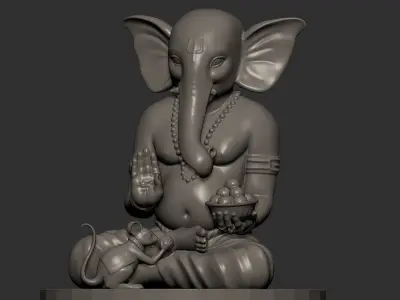 Ganesh ji 3d model 3D print model
