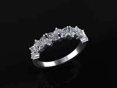 Women Ring 04 3D print model