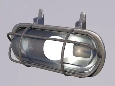 Old Cellar Lamp Free 3D model