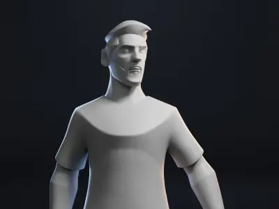 Lionel Messi Low-poly 3D model purchase