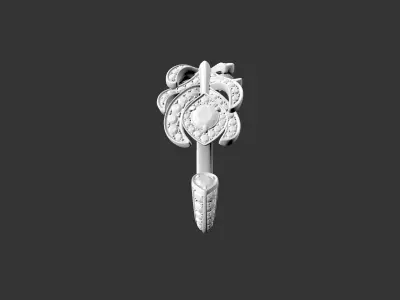 BOUCHERON - PLUME DE PAON - RING - SMALL 3D print model
